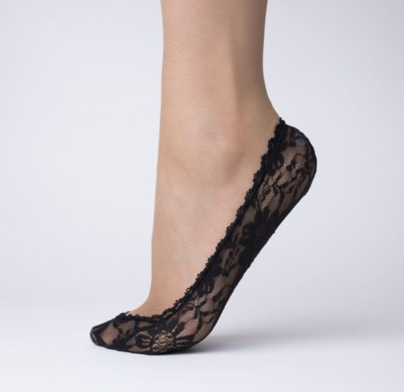 Sneaker socks women-Basic Lace-0080